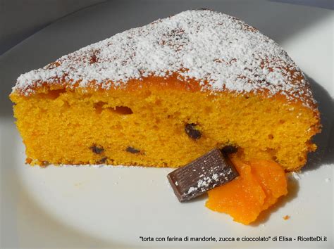 Torta di Zucca, Cioccolato e Mandorle