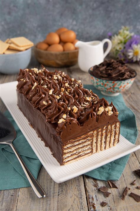 Torta di biscotti e crema al cioccolato - Sonia Peronaci