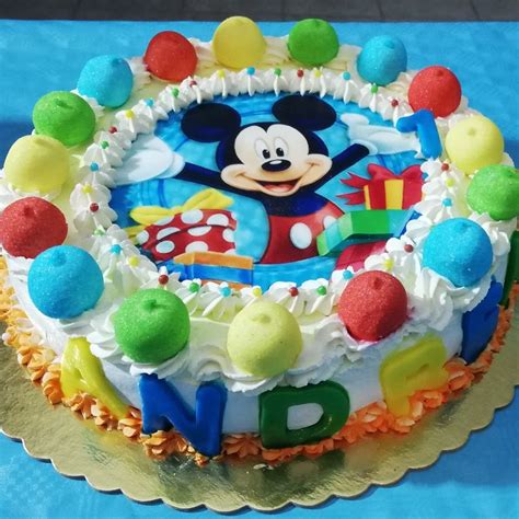 Torta di compleanno Topolino