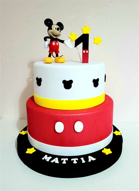 Torta di compleanno a tema Topolino