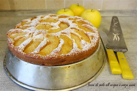 Torta di mele alta e soffice