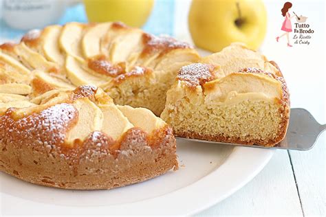 Torta di mele morbida