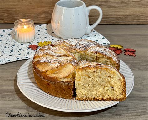 Torta di mele senza glutine e senza lievito
