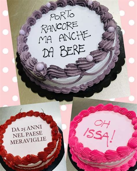 Torta divertente con caricatura