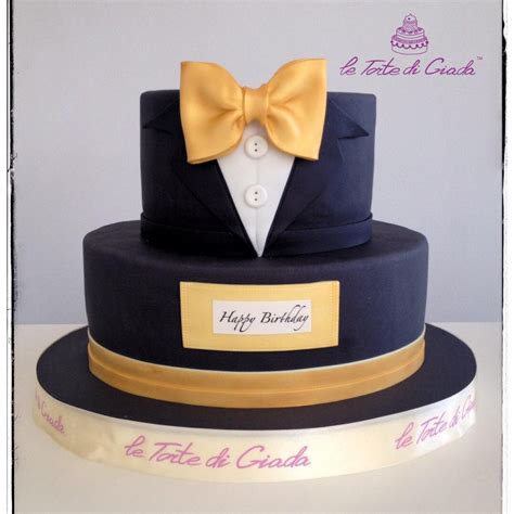 Torta elegante per uomo