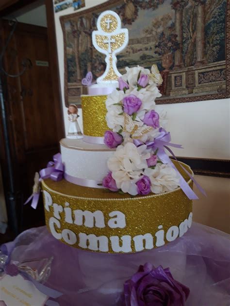 Torta finta comunione