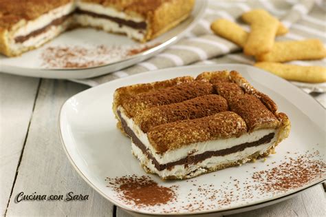 Torta fredda Pavesini e Nutella