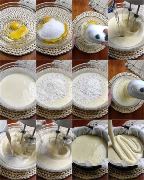 Torta in preparazione