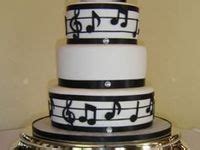 Torta nuziale a tema musicale