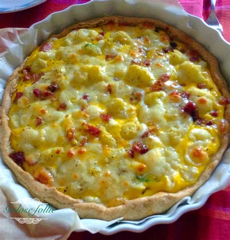 Torta salata cavolfiore e pancetta