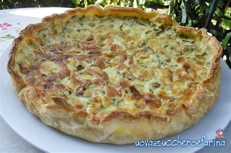 Torta salata con robiola e zucchine