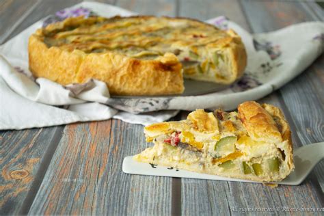 Torta salata con verdure di stagione