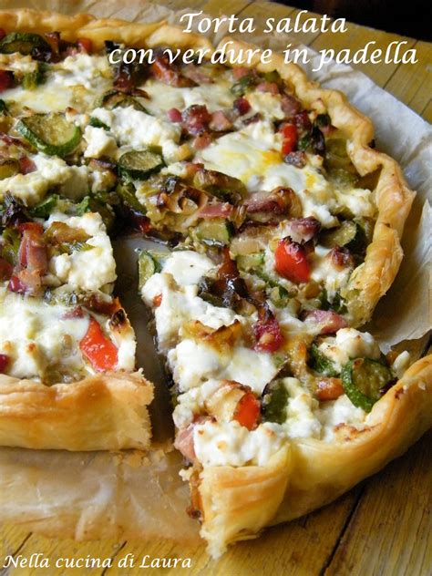 Torta salata con verdure e mozzarella