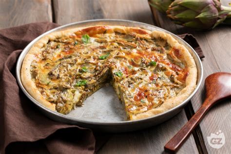 Torta salata di carciofi