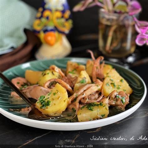 Totani in umido con patate