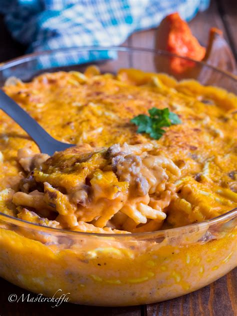 Trofie al Forno con Zucca e Salsiccia