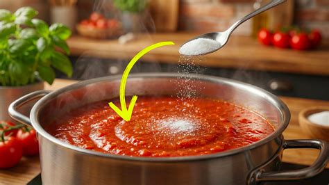 Trucchi per ridurre l'acidità nella salsa di pomodoro