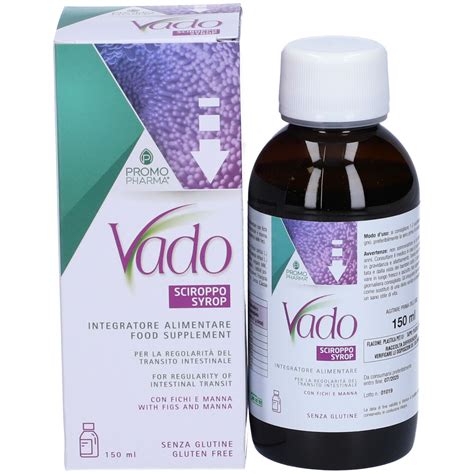 Vado Sciroppo ingredienti