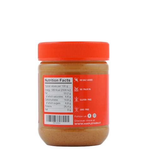 Valori nutrizionali del burro di arachidi