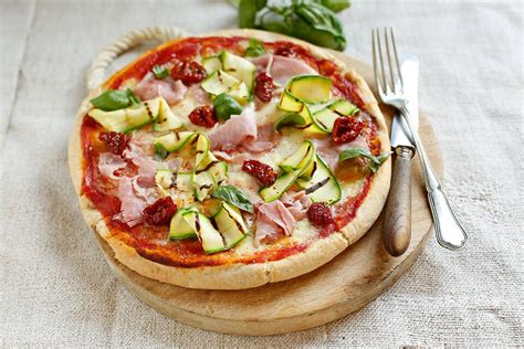 Variante Pizza Zucchine e Prosciutto