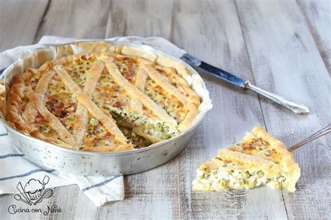 Variante Quiche di Piselli e Prosciutto