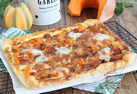 Variante Torta Salata Zucca e Salsiccia