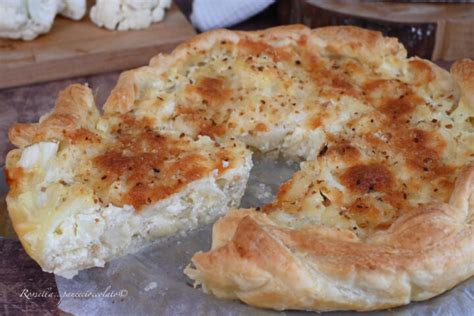Variante Torta Salata con Cavolfiore e Olive