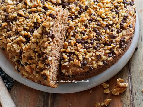 Variante Torta alle Noci con Cioccolato