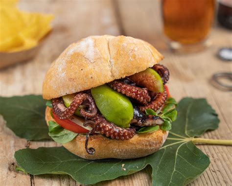 Variante del panino con il polpo