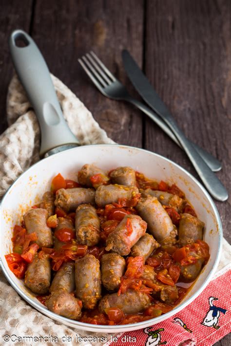 Variante salsiccia con pomodorini