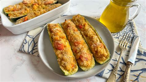 Varianti di zucchine ripiene