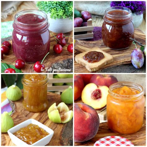 Varietà di marmellate fatte in casa