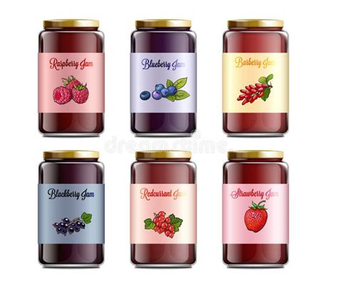 Vasetti di vetro per marmellata