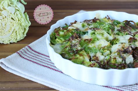 Verza gratinata al forno