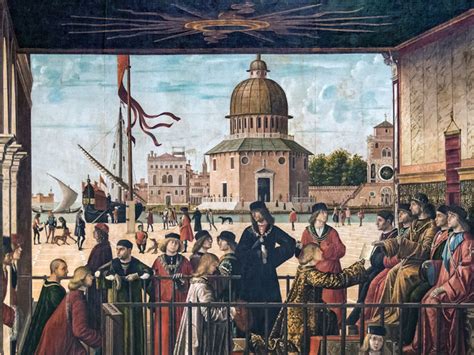 Vittore Carpaccio - L'arrivo degli ambasciatori inglesi a Colonia