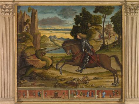 Vittore Carpaccio - San Giorgio e il drago (dettaglio)
