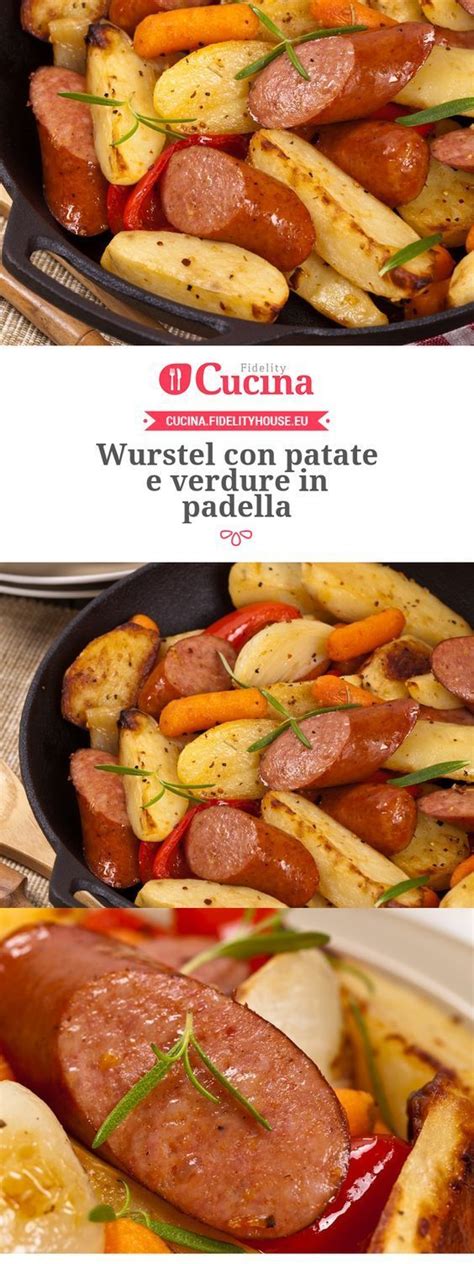Wurstel in padella con verdure