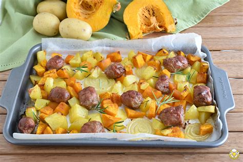 Zucca e Salsiccia al Forno