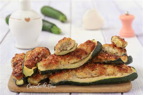 Zucchine Ripiene di Salsiccia e Stracchino