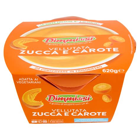 Zuppa DimmidiSì Vellutata di Zucca e Carote