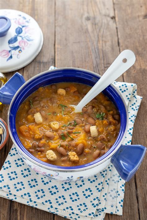 Zuppa di Zucca e Fagioli