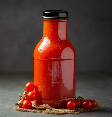 imbottigliamento salsa di pomodoro
