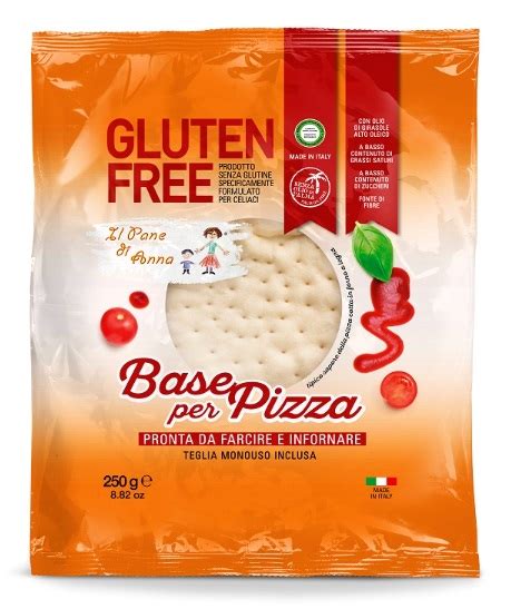 pizza senza glutine valori nutrizionali