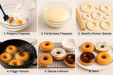 preparazione donuts