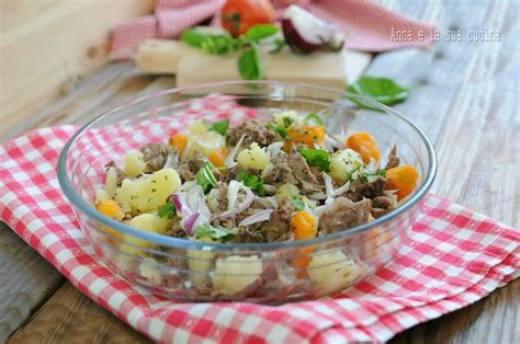 preparazione insalata di carne lessa