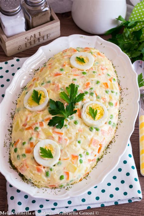 preparazione insalata russa
