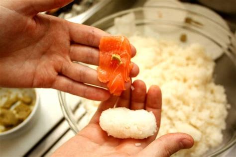 preparazione nigiri