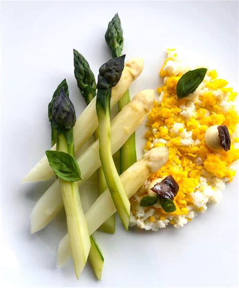 varietà di Asparagi al vapore